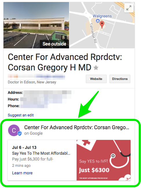 How You Can Get More Patients Using Google My Business Posts 11